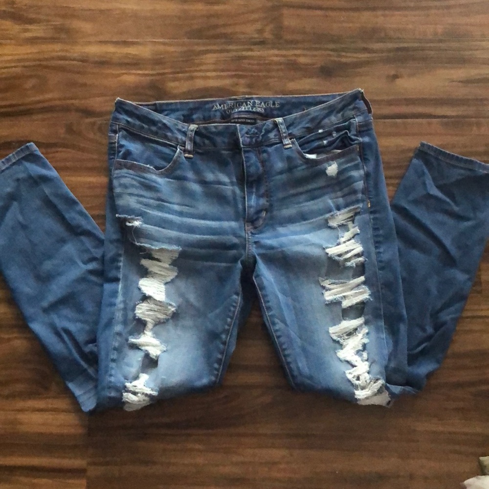 American eagle super super stretch jeggings.